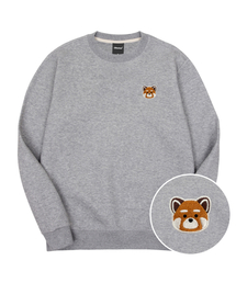 レッサーパンダ刺繍特厚裏毛スウェット