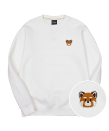 レッサーパンダ刺繍特厚裏毛スウェット