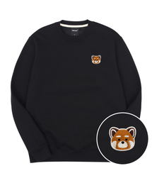 レッサーパンダ刺繍特厚裏毛スウェット