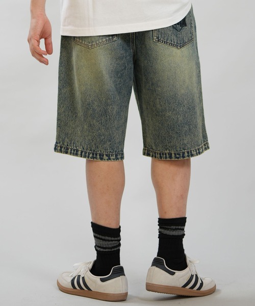THRASHER（スラッシャー）の「THRASHER/スラッシャー ハーフパンツ ショートパンツ ショーツ デニム 262TH1SP087（デニムパンツ・メンズ・ネイビー/ブラック・L/M）」の13枚目の写真