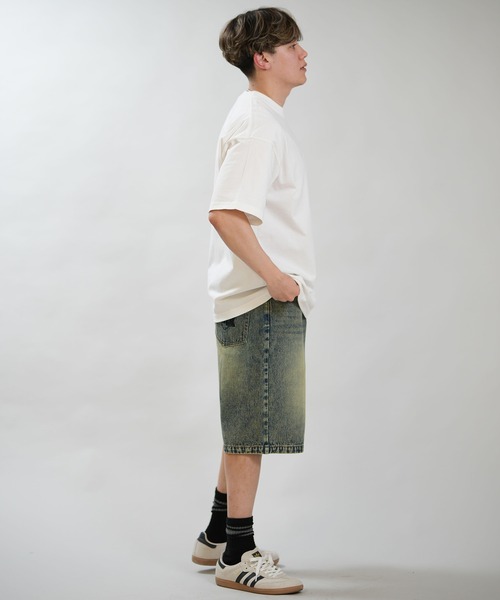 THRASHER（スラッシャー）の「THRASHER/スラッシャー ハーフパンツ ショートパンツ ショーツ デニム 262TH1SP087（デニムパンツ・メンズ・ネイビー/ブラック・L/M）」の17枚目の写真