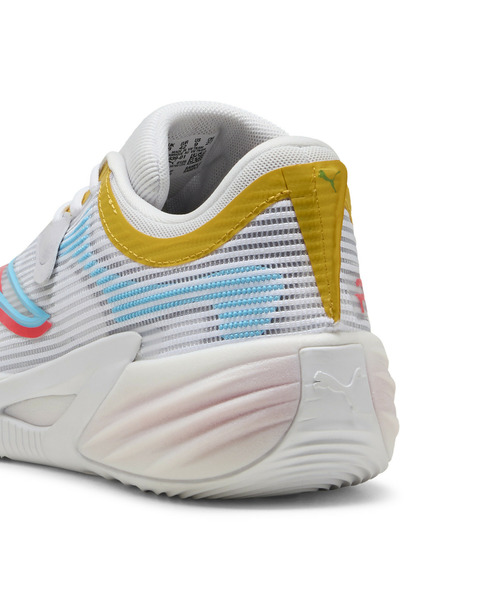 PUMA(プーマ)の「PUMA プーマ メンズ オールプロ ニトロ 2 バスケットボールシューズ(スニーカー・メンズ・ホワイト系その他/ホワイト×ピンク・25.0cm/25.5cm/27.5cm/28.0cm/28.5cm/26.0cm/26.5cm/27.0cm/29.0cm)」の4枚目の写真