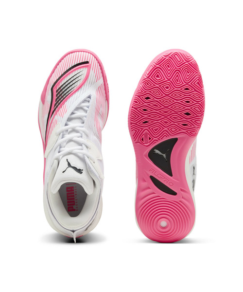 PUMA(プーマ)の「PUMA プーマ メンズ オールプロ ニトロ 2 バスケットボールシューズ(スニーカー・メンズ・ホワイト系その他/ホワイト×ピンク・25.0cm/25.5cm/27.5cm/28.0cm/28.5cm/26.0cm/26.5cm/27.0cm/29.0cm)」の11枚目の写真