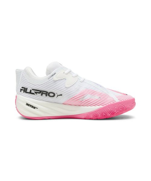 PUMA(プーマ)の「PUMA プーマ メンズ オールプロ ニトロ 2 バスケットボールシューズ(スニーカー・メンズ・ホワイト系その他/ホワイト×ピンク・25.0cm/25.5cm/27.5cm/28.0cm/28.5cm/26.0cm/26.5cm/27.0cm/29.0cm)」の12枚目の写真