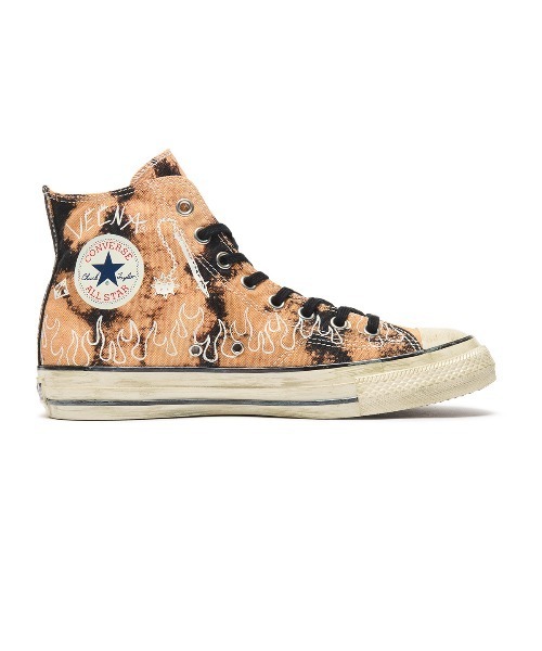 CONVERSE(コンバース)の「CONVERSE ALL STAR AGED 87 HC HI / STRANGER THINGS 5(コンバース オールスター エイジド 87 HC HI / ストレンジャー・シングス 5)(スニーカー・メンズ・ナチュラル/ブラック系・25.5cm/26cm/26.5cm/27cm/27.5cm/28cm/29cm/23cm/23.5cm/24cm/24.5cm/25cm)」の5枚目の写真