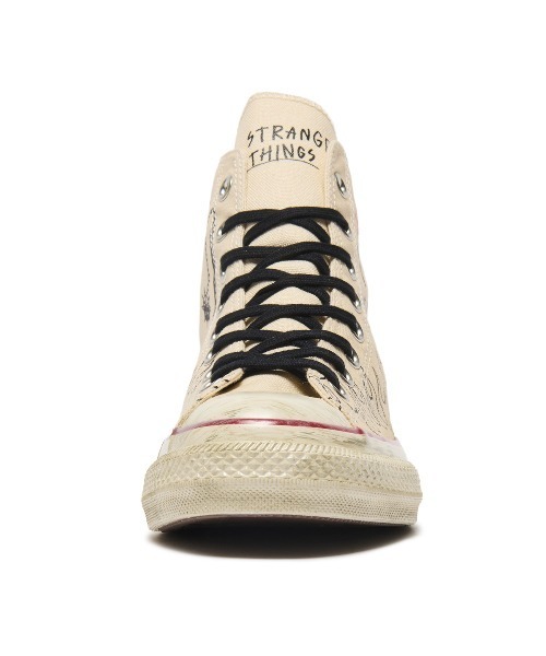CONVERSE(コンバース)の「CONVERSE ALL STAR AGED 87 HC HI / STRANGER THINGS 5(コンバース オールスター エイジド 87 HC HI / ストレンジャー・シングス 5)(スニーカー・メンズ・ナチュラル/ブラック系・25.5cm/26cm/26.5cm/27cm/27.5cm/28cm/29cm/23cm/23.5cm/24cm/24.5cm/25cm)」の14枚目の写真