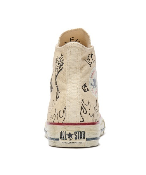 CONVERSE(コンバース)の「CONVERSE ALL STAR AGED 87 HC HI / STRANGER THINGS 5(コンバース オールスター エイジド 87 HC HI / ストレンジャー・シングス 5)(スニーカー・メンズ・ナチュラル/ブラック系・25.5cm/26cm/26.5cm/27cm/27.5cm/28cm/29cm/23cm/23.5cm/24cm/24.5cm/25cm)」の15枚目の写真