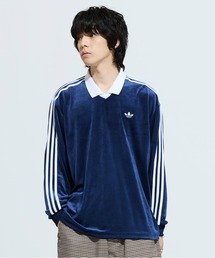 adidas | ベロア長袖ポロシャツ / アディダスオリジナルス adidas Originals(ポロシャツ)