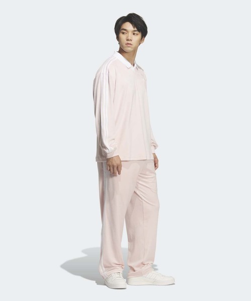 adidas(アディダス)の「ベロア長袖ポロシャツ / アディダスオリジナルス adidas Originals(ポロシャツ・メンズ・ブルー/ブラック/ピンク・SMALL/XX-SMALL/X-LARGE/3XL/XX-LARGE/LARGE/MEDIUM/X-SMALL)」の5枚目の写真