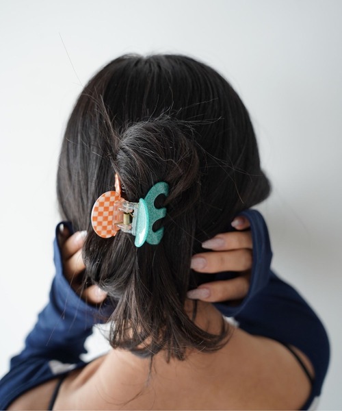 SANSeLF（サンセルフ）の「【SANSeLF】バイカラーヘアクリップ saa26s019（バレッタ/ヘアクリップ・レディース・A/B・FREE）」の14枚目の写真