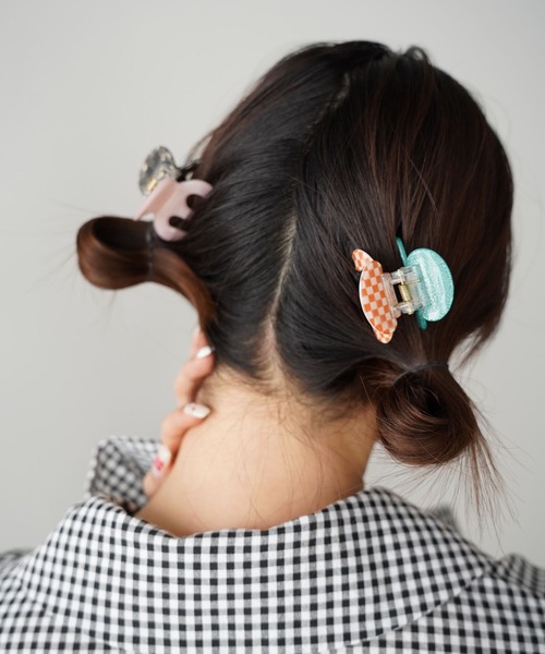 SANSeLF（サンセルフ）の「【SANSeLF】バイカラーヘアクリップ saa26s019（バレッタ/ヘアクリップ・レディース・A/B・FREE）」の6枚目の写真