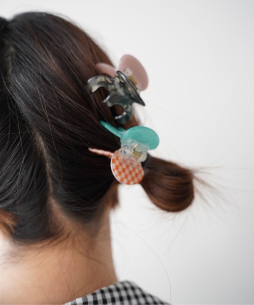 SANSeLF（サンセルフ）の「【SANSeLF】バイカラーヘアクリップ saa26s019（バレッタ/ヘアクリップ・レディース・A/B・FREE）」の9枚目の写真