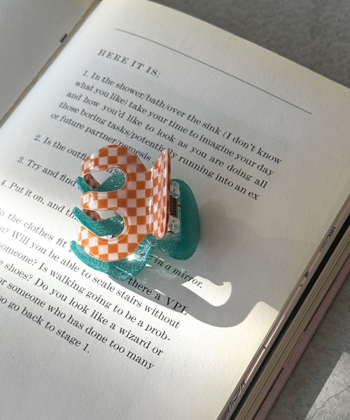 SANSeLF（サンセルフ）の「【SANSeLF】バイカラーヘアクリップ saa26s019（バレッタ/ヘアクリップ・レディース・A/B・FREE）」の19枚目の写真