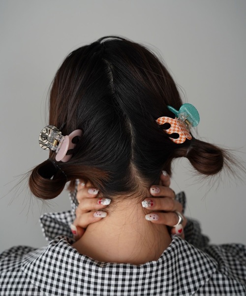 SANSeLF（サンセルフ）の「【SANSeLF】バイカラーヘアクリップ saa26s019（バレッタ/ヘアクリップ・レディース・A/B・FREE）」の5枚目の写真