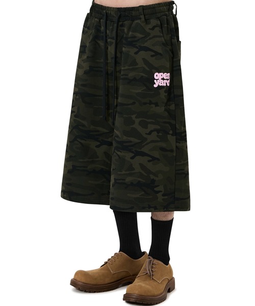 OY(オーワイ)の「『OY/オーワイ』Puffy Logo Sweat Shorts/パフロゴスウェットショートパンツ(スウェットパンツ・メンズ・カモフラージュ・L/M)」の3枚目の写真