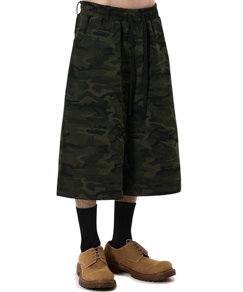 OY(オーワイ)の「『OY/オーワイ』Puffy Logo Sweat Shorts/パフロゴスウェットショートパンツ(スウェットパンツ・メンズ・カモフラージュ・L/M)」の4枚目の写真