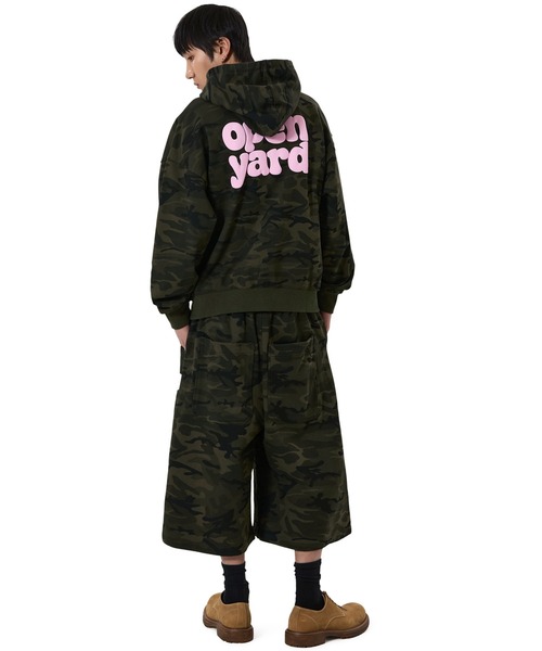 OY(オーワイ)の「『OY/オーワイ』Puffy Logo Sweat Shorts/パフロゴスウェットショートパンツ(スウェットパンツ・メンズ・カモフラージュ・L/M)」の9枚目の写真