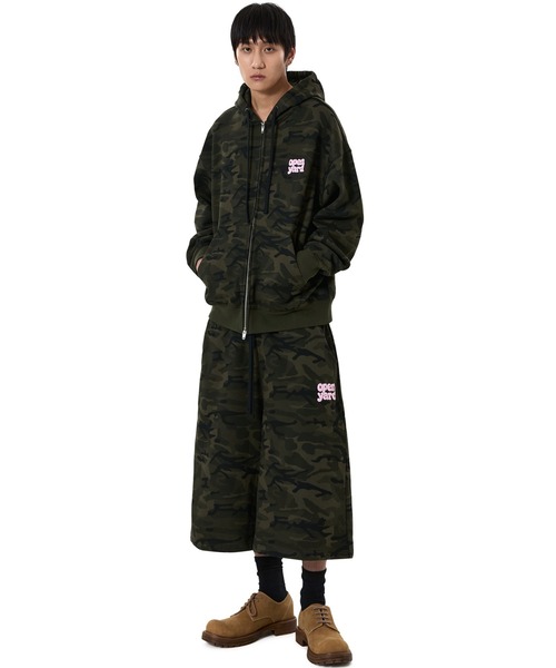 OY(オーワイ)の「『OY/オーワイ』Puffy Logo Sweat Shorts/パフロゴスウェットショートパンツ(スウェットパンツ・メンズ・カモフラージュ・L/M)」の8枚目の写真