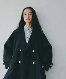 A part by（アパートバイ）の「【Sサイス展開】キンボタンミディトレンチ（トレンチコート）」
