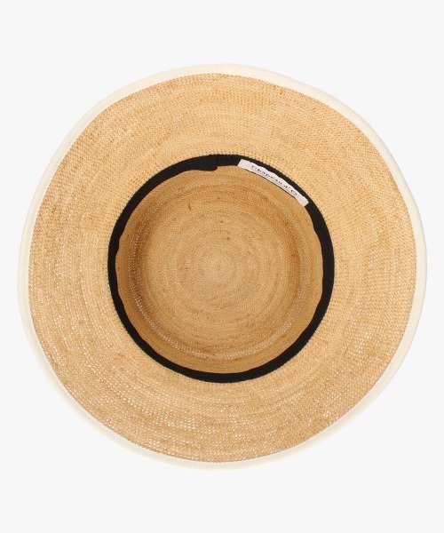 Chapeau d' O(シャポードオー)の「Chapeau d' O Raffia Lace Bucket / シャポードオー(ハット・レディース・ホワイト/ブラック・M/57.5cm)」の11枚目の写真