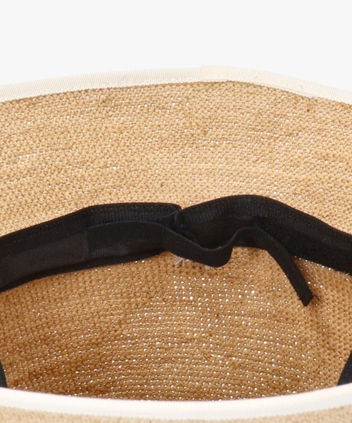 Chapeau d' O(シャポードオー)の「Chapeau d' O Raffia Lace Bucket / シャポードオー(ハット・レディース・ホワイト/ブラック・M/57.5cm)」の13枚目の写真