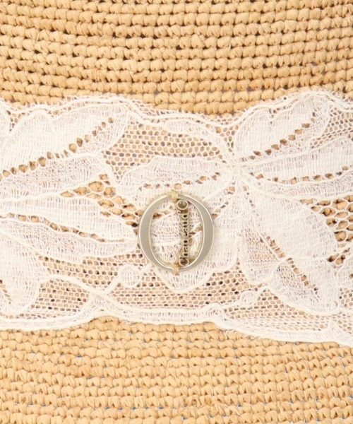 Chapeau d' O(シャポードオー)の「Chapeau d' O Raffia Lace Bucket / シャポードオー(ハット・レディース・ホワイト/ブラック・M/57.5cm)」の15枚目の写真