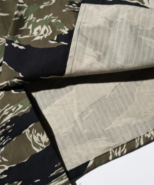 SUNNY SPORTS(サニースポーツ)の「SUNNY SPORTS サニースポーツ / PRINTED COVER JACKET(カバーオール・メンズ・レオパード/タイガーカモ/カモフラージュ・LARGE/MEDIUM)」の6枚目の写真