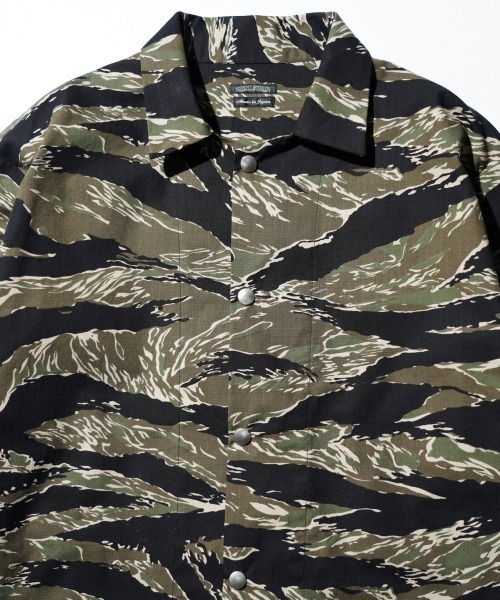 SUNNY SPORTS(サニースポーツ)の「SUNNY SPORTS サニースポーツ / PRINTED COVER JACKET(カバーオール・メンズ・レオパード/タイガーカモ/カモフラージュ・LARGE/MEDIUM)」の22枚目の写真