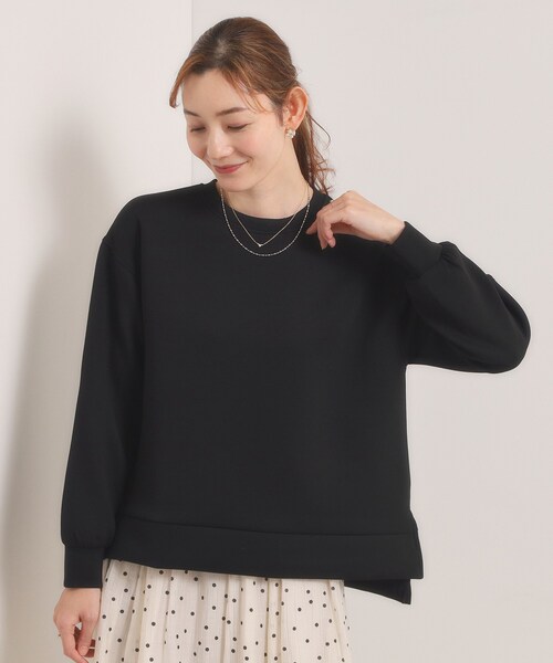 ITS'DEMO（イッツデモ）の「【洗濯機OK／花粉防止】ダンボールプルオーバー（Tシャツ/カットソー・レディース・ナチュラル/ブラック/アイボリー・00）」の8枚目の写真