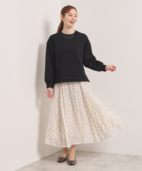 ITS'DEMO（イッツデモ）の「【洗濯機OK／花粉防止】ダンボールプルオーバー（Tシャツ/カットソー・レディース・ナチュラル/ブラック/アイボリー・00）」の10枚目の写真