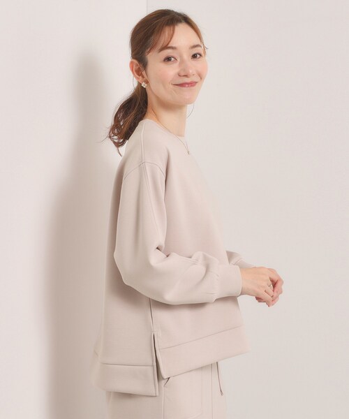 ITS'DEMO（イッツデモ）の「【洗濯機OK／花粉防止】ダンボールプルオーバー（Tシャツ/カットソー・レディース・ナチュラル/ブラック/アイボリー・00）」の13枚目の写真