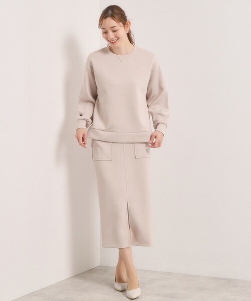 ITS'DEMO（イッツデモ）の「【洗濯機OK／花粉防止】ダンボールプルオーバー（Tシャツ/カットソー・レディース・ナチュラル/ブラック/アイボリー・00）」の14枚目の写真