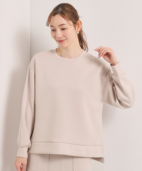 ITS'DEMO（イッツデモ）の「【洗濯機OK／花粉防止】ダンボールプルオーバー（Tシャツ/カットソー・レディース・ナチュラル/ブラック/アイボリー・00）」の16枚目の写真