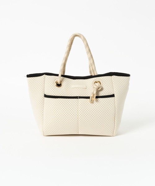 BARNYARDSTORM（バンヤードストーム）の「BARNYARDSTORM / パンチングトート2【『ネルソンさん』YouTubeご紹介アイテム】（トートバッグ・レディース・セージグリーン/ピンク/ブラック/ライトグレー/ホワイト系その他/モカ・FREE）」の11枚目の写真