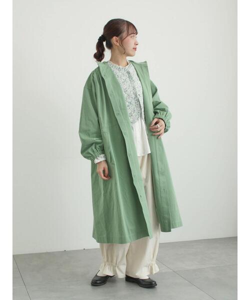 TSUHARU by Samansa Mos2(ツハルバイサマンサモスモス)の「ウエストドロストロングコート(その他アウター・レディース・ベージュ/グリーン・F)」の11枚目の写真