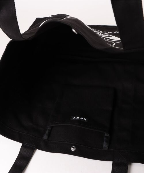 ROXY（ロキシー）の「ROXY ウィメンズ SOLUNA TOTE トートバッグ 【2026年春夏モデル】/ロキシーコットントートバッグ（トートバッグ・レディース・ブラック/ホワイト/ピンク/ターコイズブルー・FREE）」の11枚目の写真