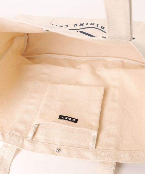 ROXY（ロキシー）の「ROXY ウィメンズ SOLUNA TOTE トートバッグ 【2026年春夏モデル】/ロキシーコットントートバッグ（トートバッグ・レディース・ブラック/ホワイト/ピンク/ターコイズブルー・FREE）」の15枚目の写真