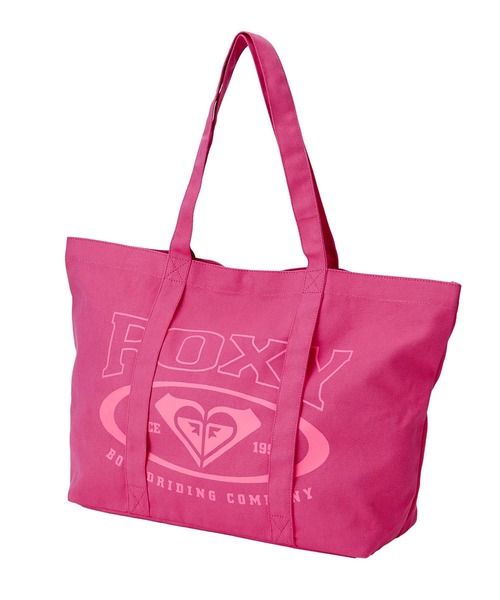 ROXY（ロキシー）の「ROXY ウィメンズ SOLUNA TOTE トートバッグ 【2026年春夏モデル】/ロキシーコットントートバッグ（トートバッグ・レディース・ブラック/ホワイト/ピンク/ターコイズブルー・FREE）」の4枚目の写真