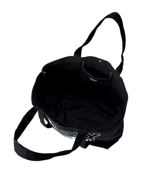ROXY（ロキシー）の「ROXY ウィメンズ SOLUNA TOTE トートバッグ 【2026年春夏モデル】/ロキシーコットントートバッグ（トートバッグ・レディース・ブラック/ホワイト/ピンク/ターコイズブルー・FREE）」の12枚目の写真