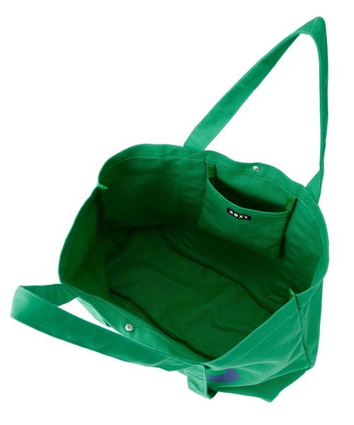 ROXY（ロキシー）の「ROXY ウィメンズ SOLUNA TOTE トートバッグ 【2026年春夏モデル】/ロキシーコットントートバッグ（トートバッグ・レディース・ブラック/ホワイト/ピンク/ターコイズブルー・FREE）」の8枚目の写真