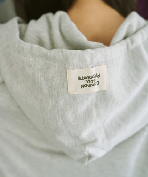 common gull products.(コモンガルプロダクツ)の「NO.9011☆gull zip hoodie**芽心(パーカー・レディース・杢グレー/ライトブルー/ネイビー/ミント/ピンク系/グリーン系・SMALL/MEDIUM/LARGE)」の16枚目の写真