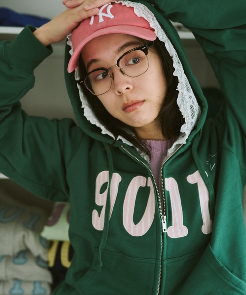 NO.9011☆gull zip hoodie**芽心（パーカー）｜common gull products