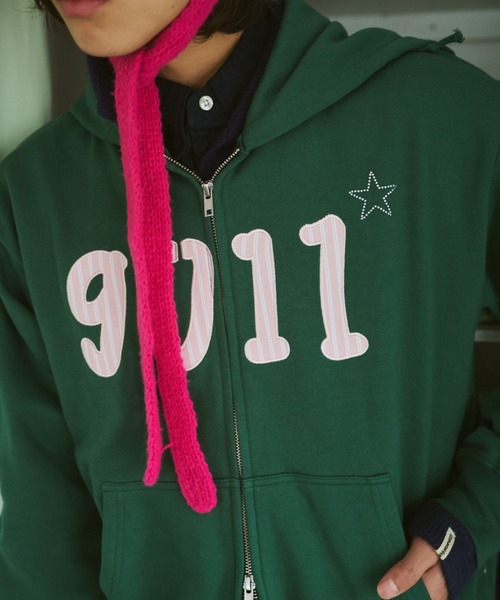 NO.9011☆gull zip hoodie**芽心（パーカー）｜common gull products