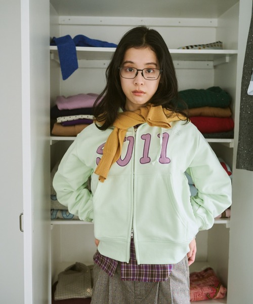 NO.9011☆gull zip hoodie**芽心（パーカー）｜common gull products