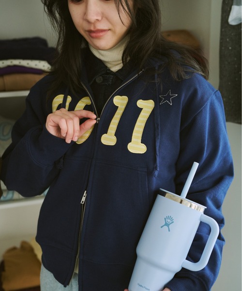 NO.9011☆gull zip hoodie**芽心（パーカー）｜common gull products