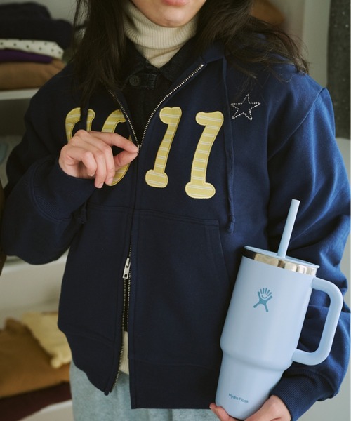 NO.9011☆gull zip hoodie**芽心（パーカー）｜common gull products