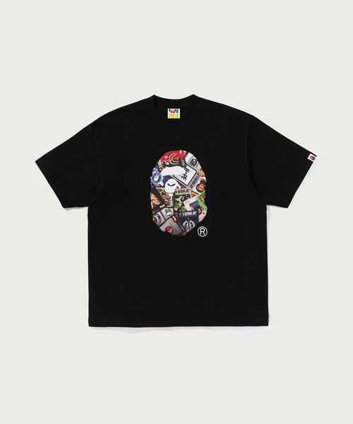 A BATHING APE(アベイシングエイプ)の「BAPE TRADING CARD RELAXED FIT TEE(Tシャツ/カットソー・メンズ・ホワイト/ブラック・LARGE/MEDIUM/X-LARGE/SMALL)」の2枚目の写真