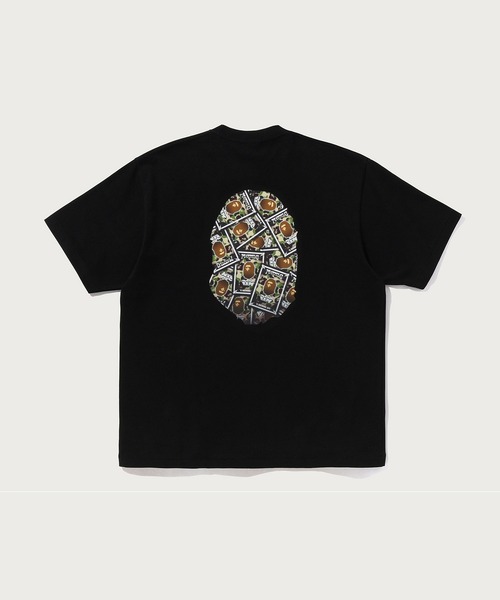 A BATHING APE(アベイシングエイプ)の「BAPE TRADING CARD RELAXED FIT TEE(Tシャツ/カットソー・メンズ・ホワイト/ブラック・LARGE/MEDIUM/X-LARGE/SMALL)」の4枚目の写真