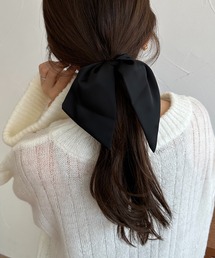 まとめ割り 確認 ヘアゴム ヘアリボン 1249 バラ 黒 ブラック 【公式通販】