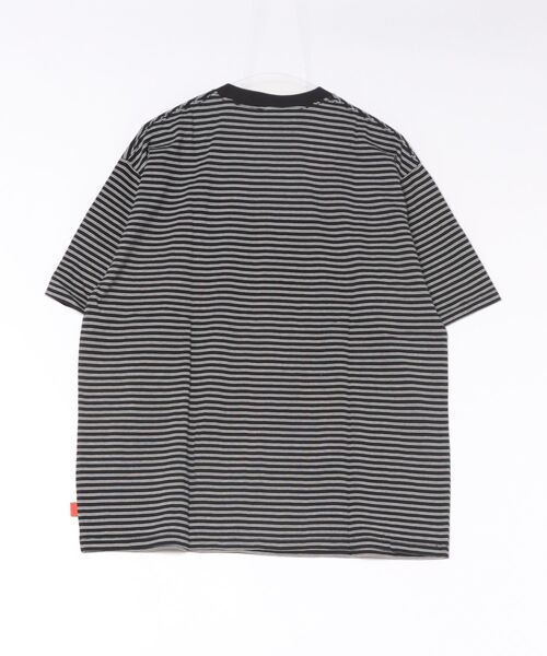 Healthknit（ヘルスニット）の「【Healthknit】26SS Classic Border Jersey Crewneck S/S 51045（Tシャツ/カットソー・メンズ・パープル/ブラック・XL/L/M）」の17枚目の写真